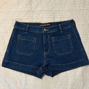 Express Dark Blue Jean Shorts - Size 10